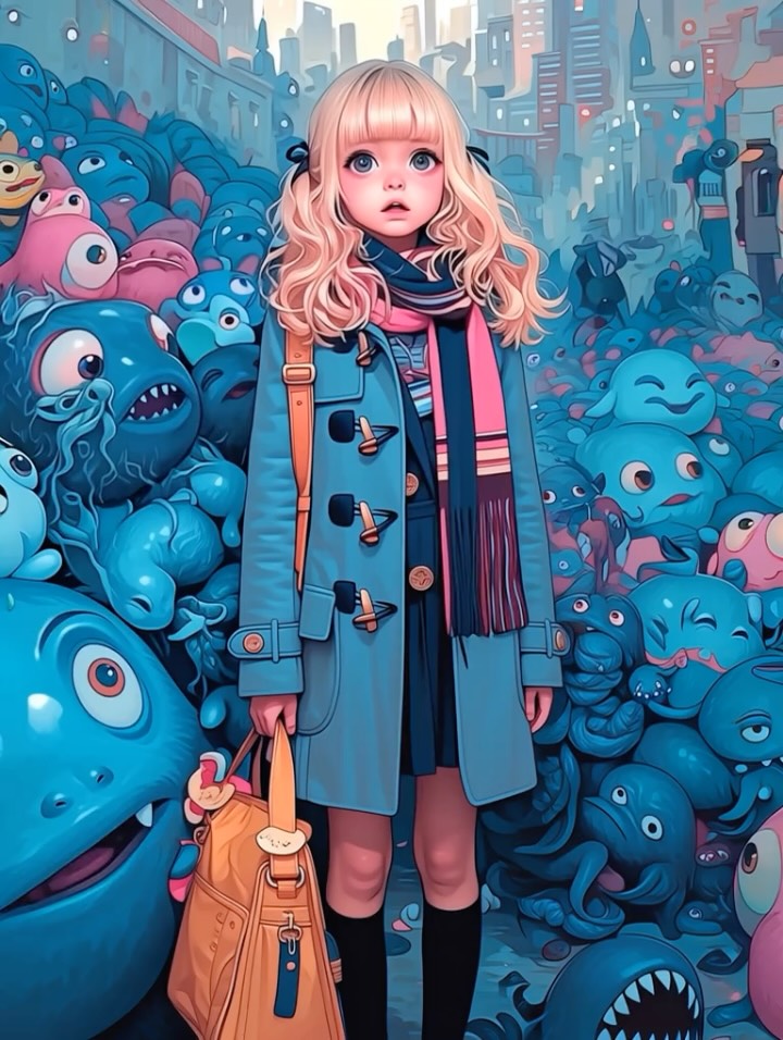 Candy Sakura —sref 2738241491 —niji 7 A vibrant ka…