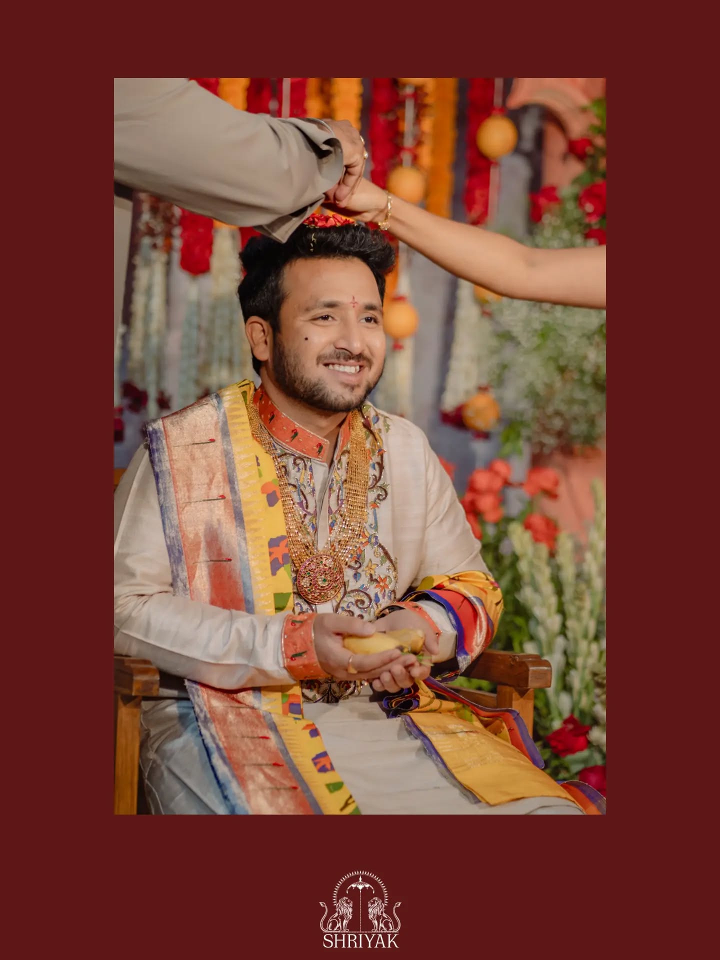 The start of all the celebrations to come🌸
Vivek’s Pellikoduku✨